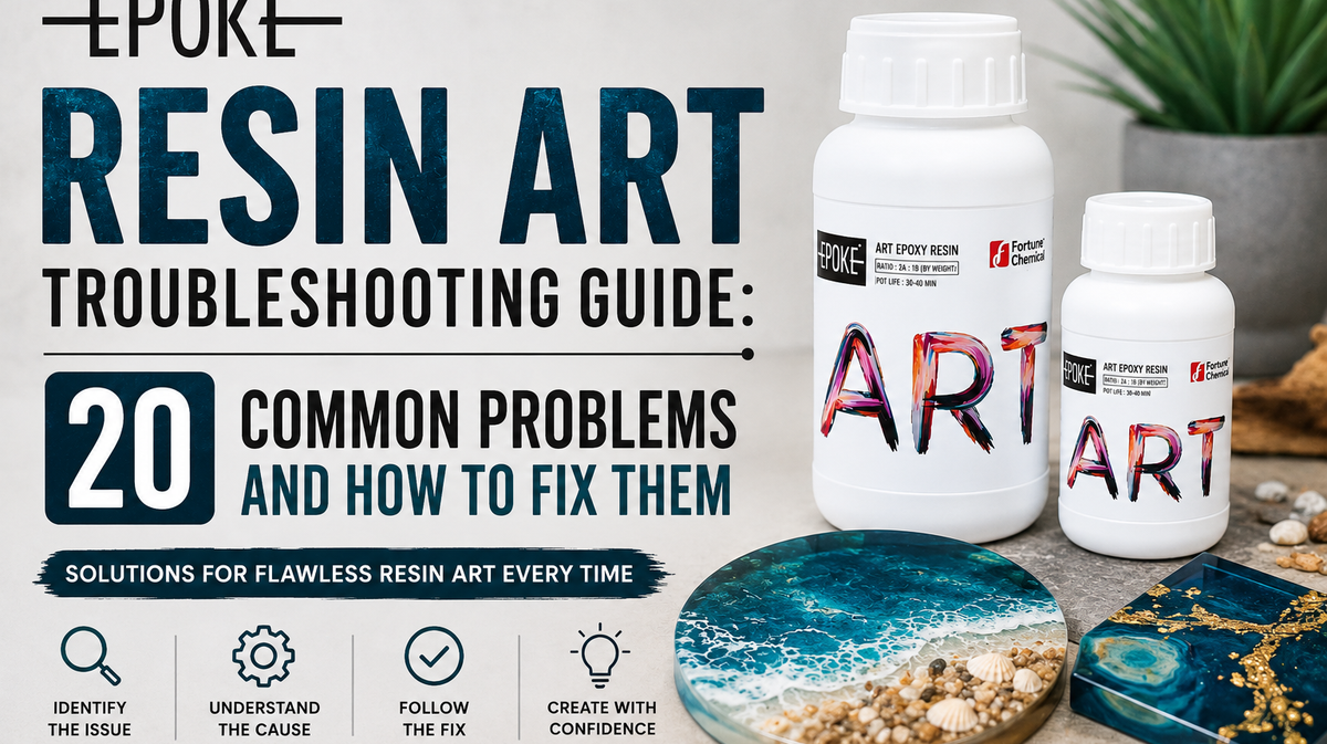 Resin Art Troubleshooting Guide: 20 Common Problems and How to Fix Them | EpokeArt