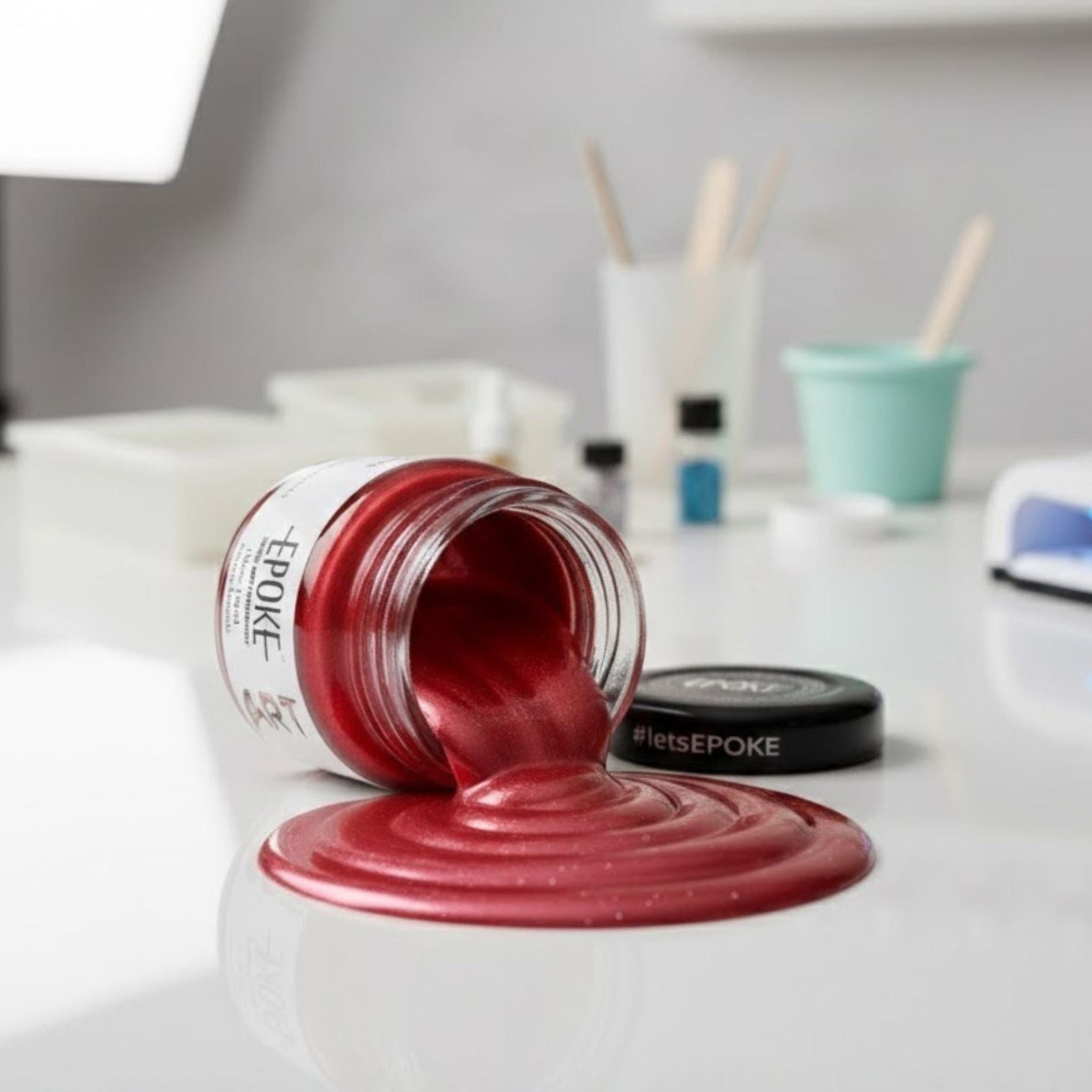 Cherry Red (Metallic) - Mini Pigment Paste -20g