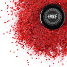 Red Holographic Glitter used for Resin  , Makeup , Crafts