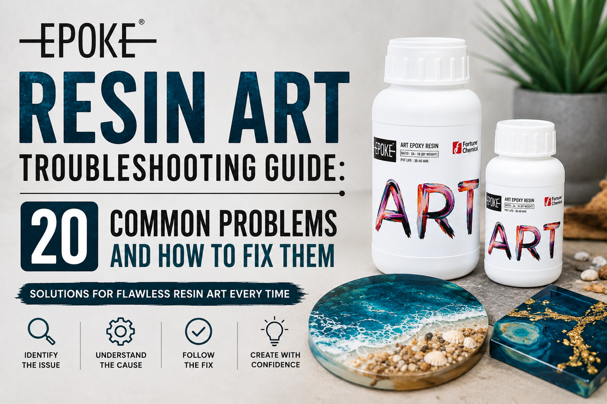 Resin Art Troubleshooting Guide: 20 Common Problems and How to Fix Them | EpokeArt 